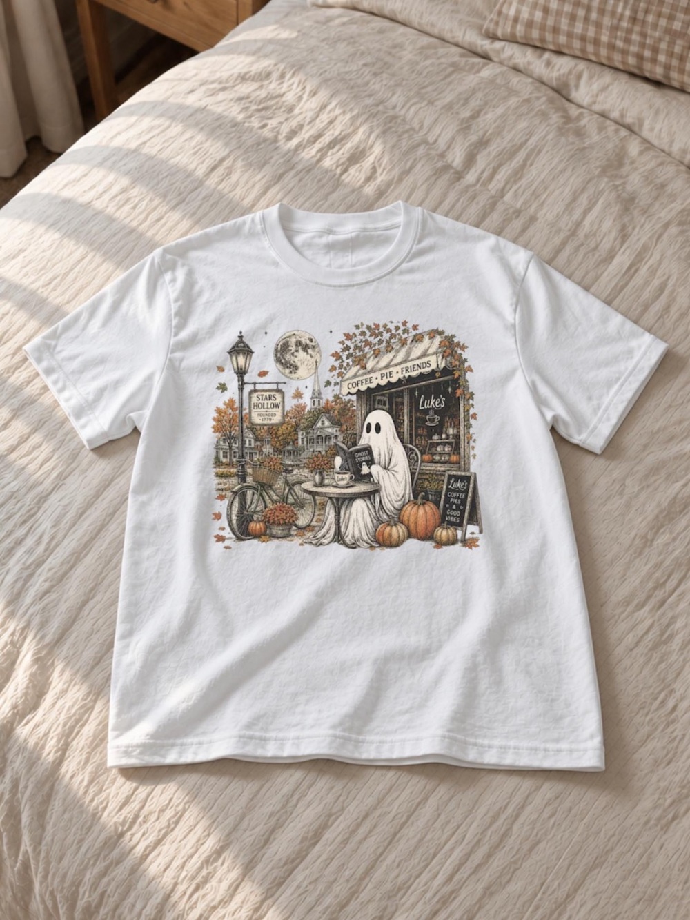 Stars Hollow Connecticut Shirt, Gilmore Girls Graphic T-Shirt, Halloween Tee